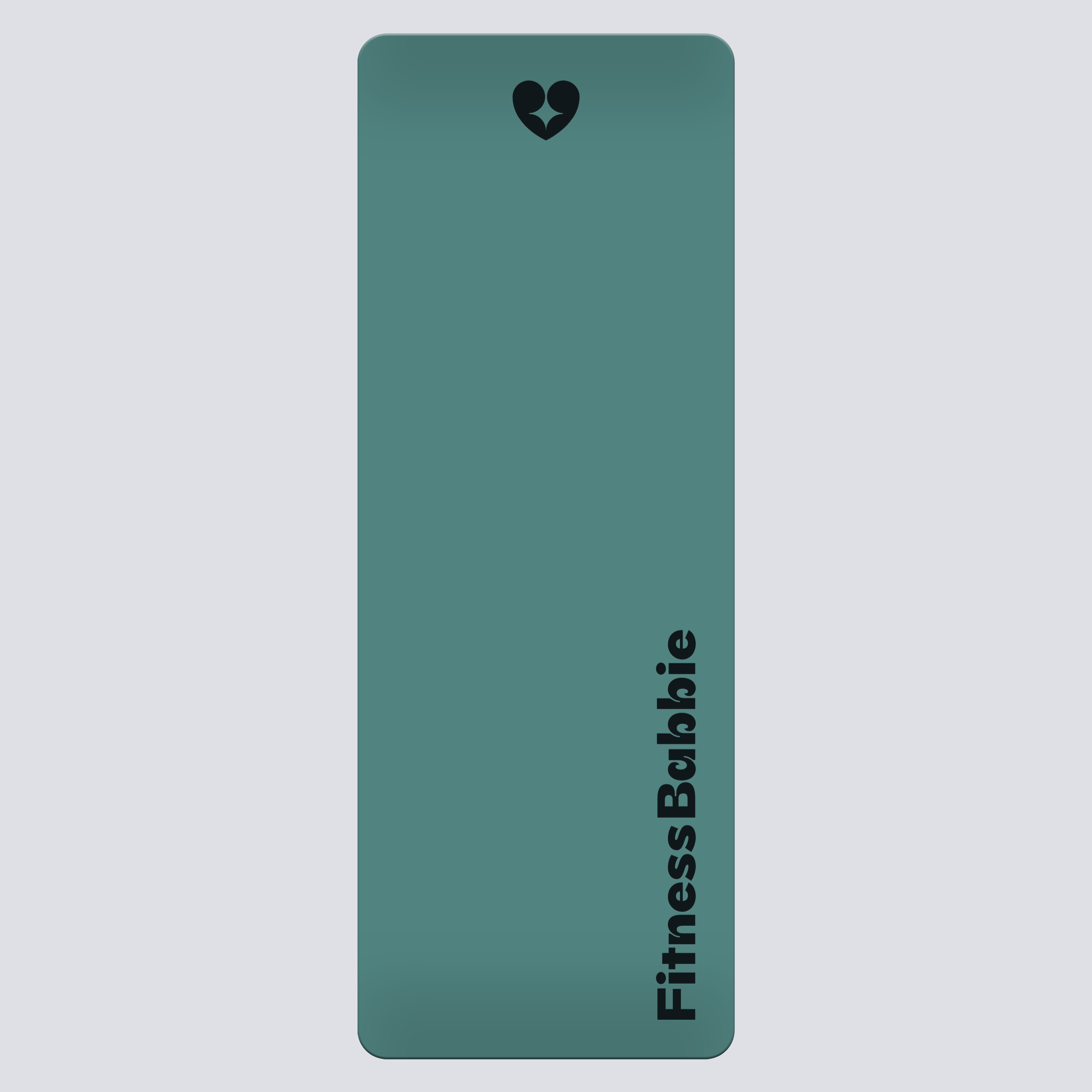 Премиум коврик FitBabbie, Темно-зеленый