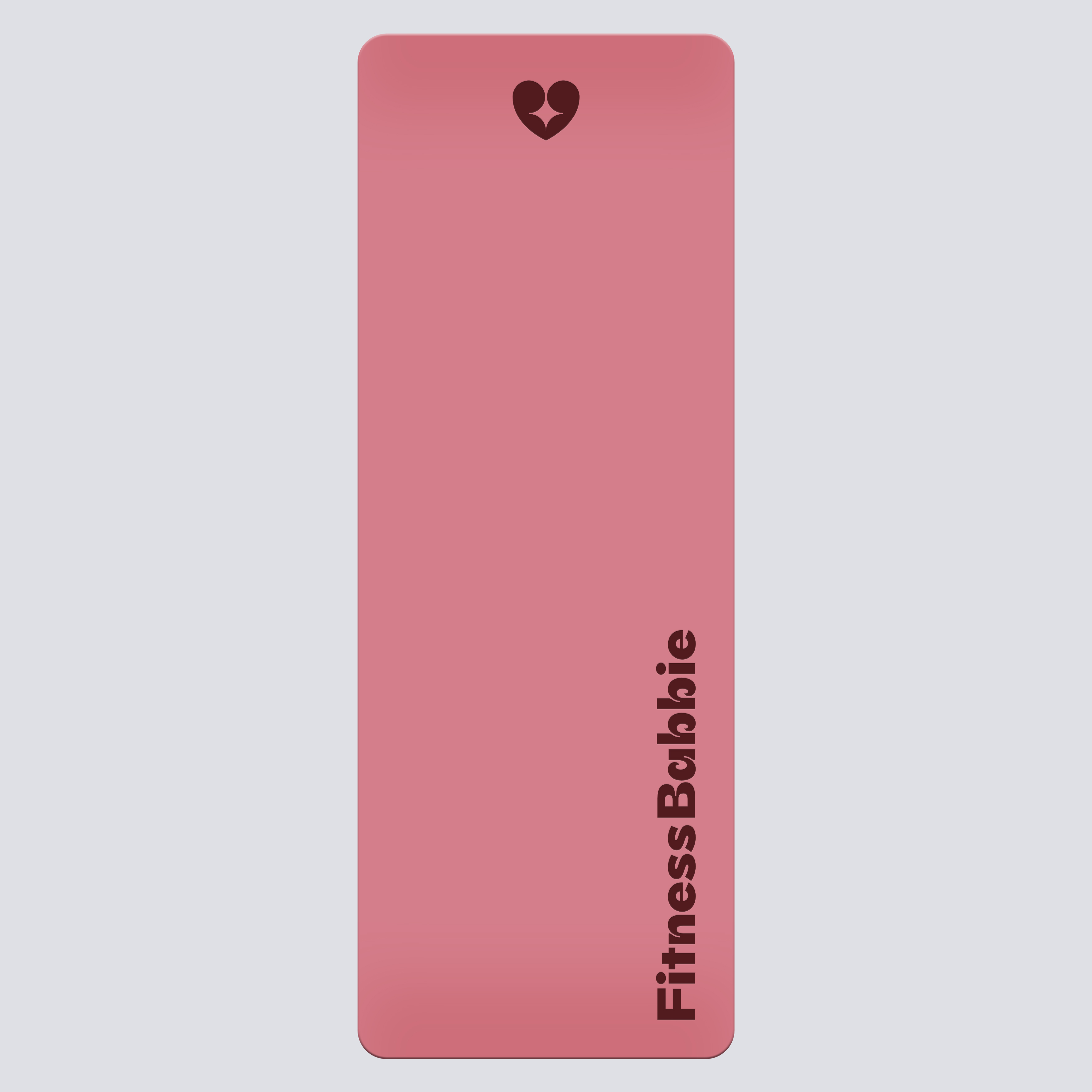 Премиум коврик FitBabbie, Розовый изображение магазина Fitness Babbie 