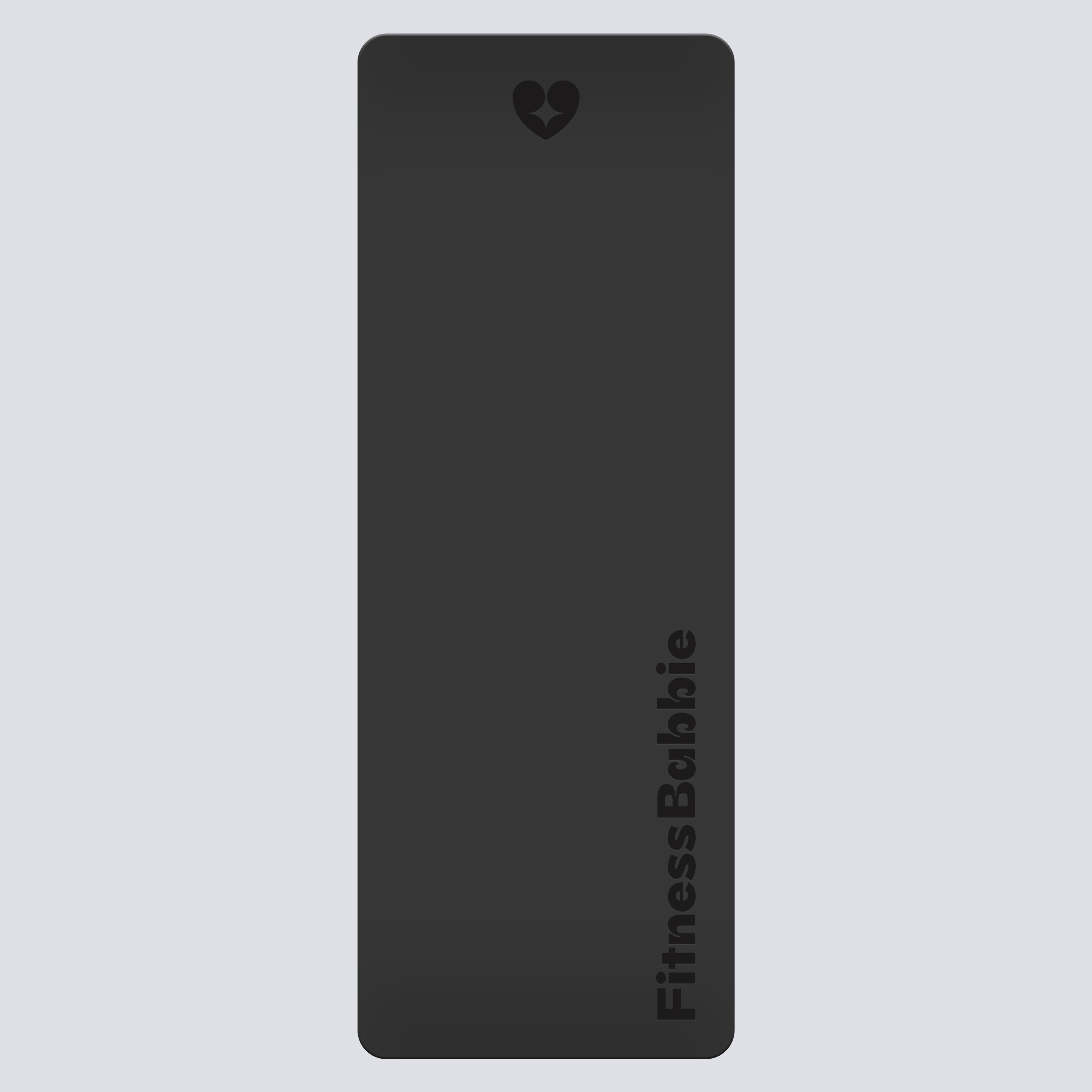 Премиум коврик FitBabbie, Графитовый